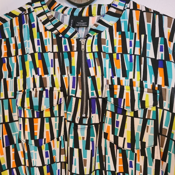 COPY - New Direction Woman's Retro Top, Size: XL, Color: Multi-colored - Picture 7 of 12